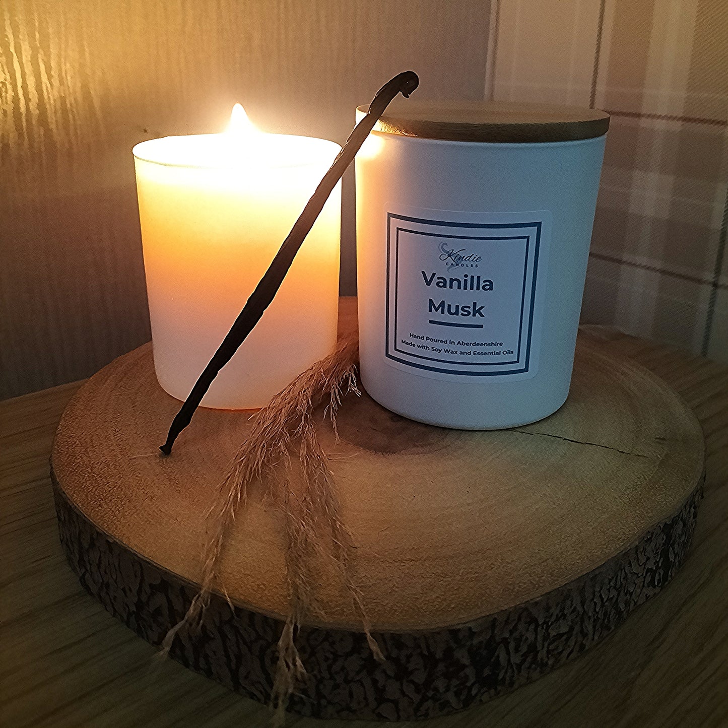 Vanilla Musk Essential Oil Candle